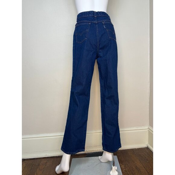 Vintage 1970s/1980s Women’s Levi’s Jeans, White Patch, 29"x29", High Rise Dark D - Picture 3 of 9